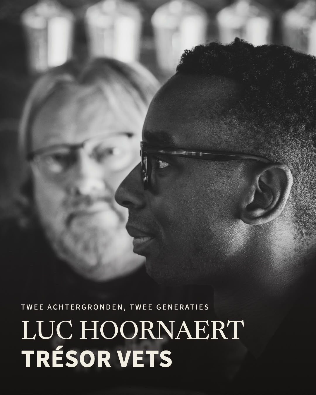 Luc Hoornaert en Trésor Vets — twee achtergronden, twee generaties
